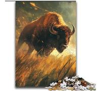Rompecabezas de búfalo Salvaje de 2000 Piezas para Adultos, Regalos, Juegos relajantes Que fomentan el Amor en Pareja, para Mayores de 14 años (70x100cm)