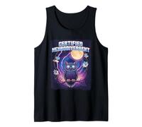 Rompecabezas de búho autista con meme divertido neurodivergente certificado de los años 90 Camiseta sin Mangas