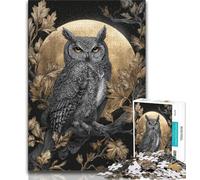 Rompecabezas de búho mágico para Adolescentes 1000 Piezas para Adultos y Adolescentes Ideal para fomentar el Amor en Pareja a Partir de 14 años (26x38cm)