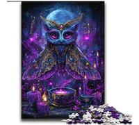 Rompecabezas de búho Misterioso para Adultos, 2000 Piezas, Juegos educativos, decoración del hogar, Ideal para Escritorio (70x100cm)