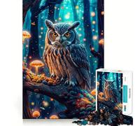 Rompecabezas de búho místico para Adolescentes, 1000 Piezas, Juguete Mental, Entretenimiento, diversión, Corte Premium, Regalo Original (50x75cm)