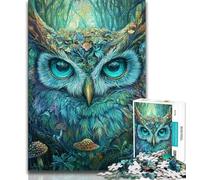 Rompecabezas de búho para Adultos Ideal para Adolescentes a Partir de 14 años Adultos y Adolescentes 38x26cm