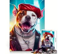 Rompecabezas de Bulldog Americano de 1000 Piezas para Adultos Estimula la Memoria cognitiva Un Escape Tranquilo Corte preciso Regalo de Temporada (50x75cm)
