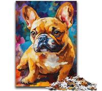 Rompecabezas de Bulldog francés de 2000 Piezas para Adolescentes, Juego de Preguntas y respuestas, decoración de Pared, cumpleaños y Navidad (70x100cm)