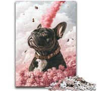 Rompecabezas de Bulldog francés de 2000 Piezas para Adultos y Adolescentes Ayuda a ejercitar el Cerebro Juguetes adictivos para Cultivar la Paciencia Un Gran Regalo (70x100cm)