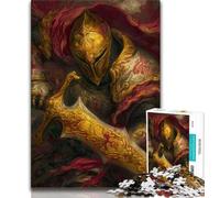 Rompecabezas de Caballero Majestuoso de 1000 Piezas para Adolescentes Ayuda a ejercitar el Cerebro Juguetes adictivos para Cultivar la Paciencia Un Gran Regalo (75x50cm)