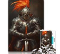 Rompecabezas de Caballero Medieval para Adolescentes, 1000 Piezas, Ideal para Montar en casa, Regalo de cumpleaños o de Viaje, 38x26cm