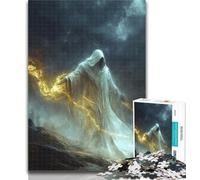 Rompecabezas de Caballero Misterioso para Adolescentes, 1000 Piezas, Ideal para Adultos, Regalo de cumpleaños, decoración de Pared para Mayores de 14 años, 26x38cm