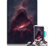 Rompecabezas de Caballero Misterioso para Adultos (1000 Piezas) Juguetes educativos antiestrés decoración única para el hogar y Regalos (50x75cm)