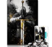 Rompecabezas de Caballeros de fantasía para Adolescentes, Juguetes educativos para Adultos, Juegos Familiares Que fomentan el Amor en Pareja, 50x75cm