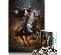 Rompecabezas de Caballeros Luchadores para Adultos 1000 Piezas para Adolescentes y Adultos Juegos educativos decoración del hogar Regalo para Toda la Familia (50x75cm)