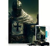 Rompecabezas de Caballeros templarios y paladines para Adolescentes, 1000 Piezas, Mejora la Memoria, diversión Tranquila, Bordes precisos, Regalo artístico 50x75cm