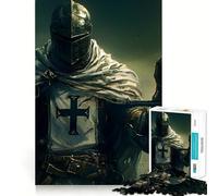Rompecabezas de Caballeros templarios y paladines para Adultos, 1000 Piezas, Juguete Que desafía la Mente, Pieza de colección de Arte de Corte nítido 38x52cm