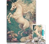 Rompecabezas de Caballo mágico de 1000 Piezas para Adolescentes 1000 Piezas para Adultos Regalos de cumpleaños DIY para Adolescentes y Adultos 75x50cm