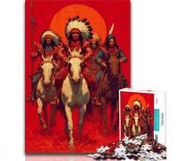 Rompecabezas de Caballos de 1000 Piezas para Adultos y Adolescentes Difícil de completar, Pero Divertido y Divertido Decoración hogar 38x26cm