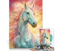 Rompecabezas de Caballos Salvajes para Adultos, 1000 Piezas, Potencia la Memoria, diversión Relajante, Corte, Regalo Original 50x75cm