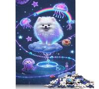 Rompecabezas de Cachorro de Pomerania de cartón 100% Reciclado. 1000 Piezas (75 x 50 cm).