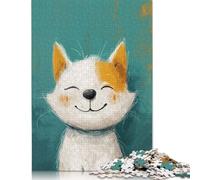 Rompecabezas de Cachorro Feliz, desafío difícil, 100% cartón Reciclado, para niños y Adultos a Partir de 12 años, 1000 Piezas (26 x 38 cm)