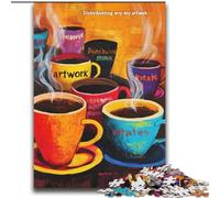 Rompecabezas de café de 2000 Piezas para Adultos y Adolescentes Diversión en casa para armar Patrones, Regalo de cumpleaños o de Viaje (70x100cm)