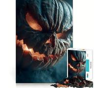 Rompecabezas de Calabaza de Halloween con Ojos Brillantes para Adultos, 1000 Piezas, lógica Clara, Juguete, pasatiempo Tranquilo, Corte Perfecto, Regalo Elegante (50x75cm)