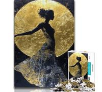 Rompecabezas de Calaveras Doradas Estilo Mexicano para Adultos y Adolescentes Divertido para el hogar Ideal para días de Lluvia Regalo de cumpleaños 38x26cm