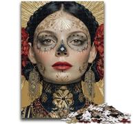 Rompecabezas de Calaveras mexicanas para Adultos y Adolescentes, 1000 Piezas, desafiantes Juegos Familiares, Juguetes para Decorar la Pared del hogar (50x75cm)