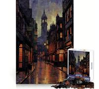 Rompecabezas de Calles pintorescas de Londres, Reino Unido, para Adultos, 1000 Piezas, para Fortalecer la Memoria, Actividad para el hogar, Bordes limpios, Regalo Festivo (38x26cm)