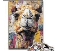 Rompecabezas de Camel Art de 2000 Piezas para Adultos y Adolescentes, un desafío para la Inteligencia Cerebral, Juguetes adictivos para la decoración del hogar (70x100cm)