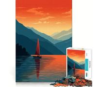 Rompecabezas de Campamento de Vela Vintage para Adolescentes, 1000 Piezas, Juguete Inteligente, Juego Relajante, Corte Suave, Regalo increíble 38x52cm