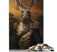 Rompecabezas de Canguro renacentista, 1000 Piezas (26 x 38 cm), cartón 100% Reciclado, Ideal para Adultos y niños