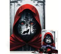 Rompecabezas de Caperucita Roja de 1000 Piezas para Adultos Mejora la Memoria Divertido y Relajante Bordes Afilados Regalo Ideal para Las Fiestas (38x26cm)