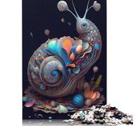 Rompecabezas de Caracol Paciente, 100% cartón Reciclado, Ideal para aliviar el estrés, Ideal para Adultos y niños, 1000 Piezas (75 x 50 cm)