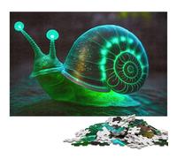Rompecabezas de Caracol rastrero de 1000 Piezas para Adultos Una Obra de Arte para Adolescentes a Partir de 14 años (38 x 26 cm)