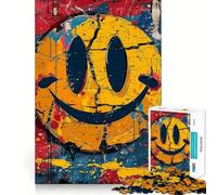 Rompecabezas de Caras sonrientes y Colores Vibrantes para Adultos, 1000 Piezas Fortalece la Memoria Diversión Relajante Bordes de Calidad Un Regalo Encantador 50x75cm