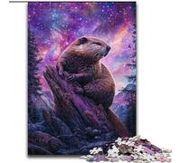Rompecabezas de carpincho de 1000 Piezas para Adultos, un Juego desafiante Cada Pieza es única Diversión Familiar desafiante (50x75cm)