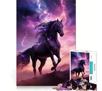 Rompecabezas de Carreras de Caballos espaciales para Adultos, 1000 Piezas, Rompecabezas Mental, pasatiempo Relajante, Montaje de imágenes, Regalo Encantador (50x75cm)