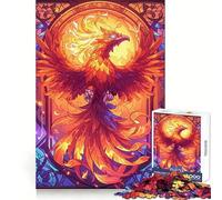 Rompecabezas de Cartas mágicas Phoenix para Adolescentes, 1000 Piezas, Wise Think Toy, Gentle Leisure, Tight Cut, Santa Wish List (38x26cm)