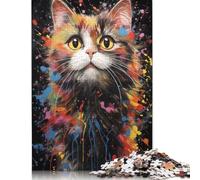 Rompecabezas de cartón 100% Reciclado Kitty n.° 8", 1000 Piezas (75 x 50 cm)
