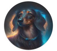 Rompecabezas de cartón Boss Doberman de 1000 Piezas, Día de la Madre, cumpleaños y Navidad, 67,5 x 67,5 cm
