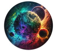 Rompecabezas de cartón Colapso de Planetas para Adultos, 1000 Piezas, Ideal para cumpleaños, Navidad y Halloween, 67,5 x 67,5 cm
