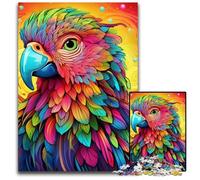 Rompecabezas de cartón de 1000 Piezas de Loro para Adultos, Ideal para Relajarse, decoración del hogar, 26x38cm/10,23x14,96 Pulgadas.