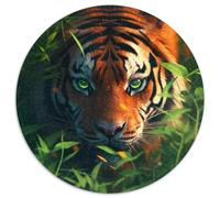 Rompecabezas de cartón de 1000 Piezas de Tigers of The Fantasy Planet para Adultos, 67,5 x 67,5 cm.