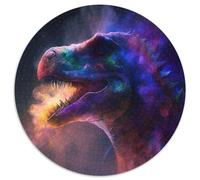 Rompecabezas de cartón de 1000 Piezas de Tyrannosaurus Rex Nebula, Día de la Madre, cumpleaños y Navidad, 67,5 x 67,5 cm.
