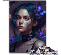 Rompecabezas de cartón de 1000 Piezas de una Chica Encantadora, tamaño 26x38cm, para Adolescentes, Noche de Juegos en Familia, Idea de Regalo Que desafía el Cerebro.