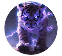 Rompecabezas de cartón de 1000 Piezas para Adultos, diseño de Tigre de montaña místico, Ideal para desarrollar la coordinación Ojo-Mano, cumpleaños, 67,5 x 67,5 cm.