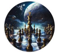 Rompecabezas de cartón Galaxy Chess de 1000 Piezas, divertirse en Familia en Navidad, Acción de Gracias, cumpleaños y Pascua 67,5 x 67,5 cm