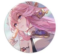 Rompecabezas de cartón Genshin Impact para Adultos, 1000 Piezas, para Actividades Familiares, decoración del hogar, Regalo navideño, 67,5 x 67,5 cm