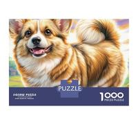 Rompecabezas de cartón Mate Grueso de Welsh Corgi de 1000 Piezas para Adultos, Ideal para un Momento de Tranquilidad, un pasatiempo, un Regalo de cumpleaños, una Actividad de 70 x 50 cm (1000 Piezas)