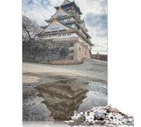 Rompecabezas de cartón Premium con Reflejo de Castillo, decoración única para el hogar, para Adultos, único, 1000 Piezas (38 x 26 cm)