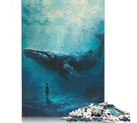 Rompecabezas de cartón Premium Susurros de Ballena para niños, Juegos creativos, Regalo de cumpleaños para Mujeres y Hombres, 1000 Piezas (26 x 38 cm)